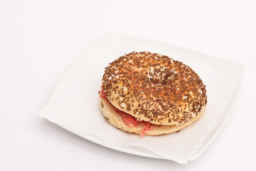 Salzkuchen mit Mett