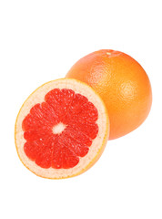 Fototapeta na wymiar ripe red grapefruits