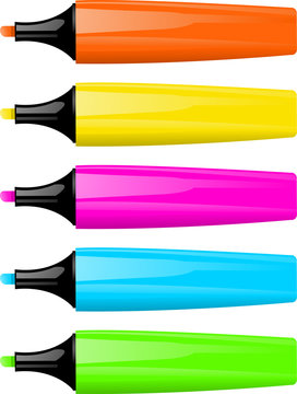 Set Of Highlighter Pens