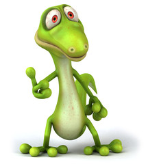 Naklejka premium Lézard