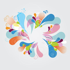 Abstract Color Burst