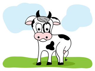 Vector cow