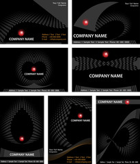 Set of Business Card