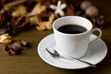 コーヒーとハーブ