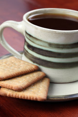 Biscuits and coffee