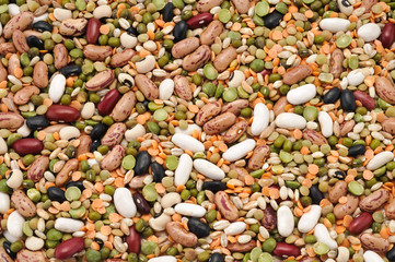 Zuppa di legumi and cereals- texture