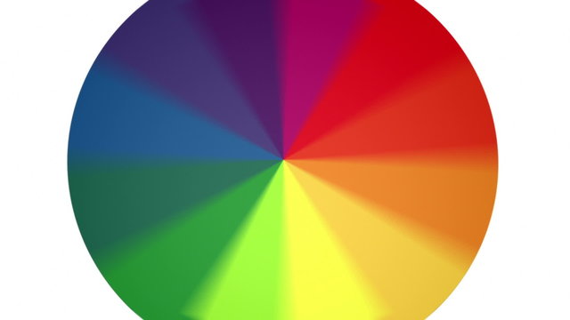 Spinning Color Wheel with Looping Section from frames 293 to 359
