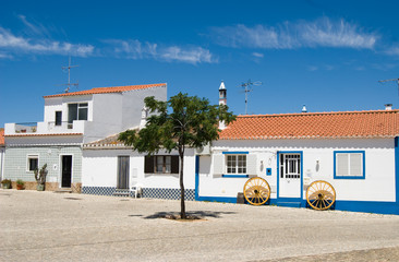 The typical house in Algarve, Portugal