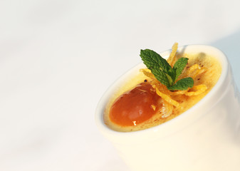 peach dessert