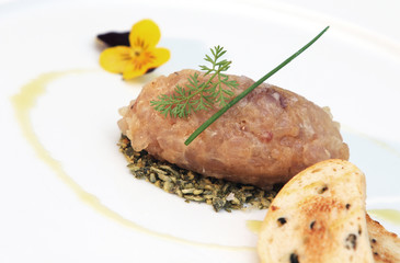 fish tartar food