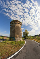 Obraz premium Tower in the Tuscan Countryside