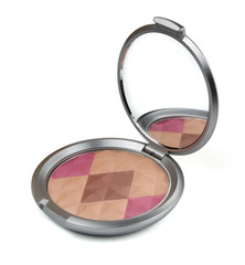 Compact powder box with mirror