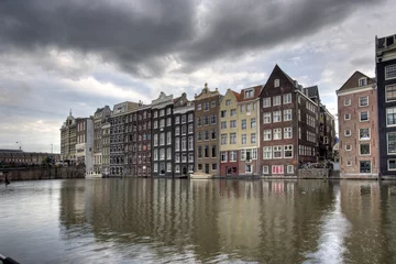 Fototapete Rund Amsterdamer Herrenhäuser © Jan Kranendonk