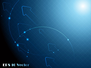 Blue abstract background