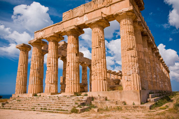 Greek temple in Selinunte