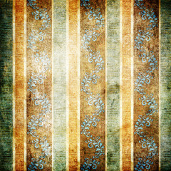 old striped shabby wallpaper