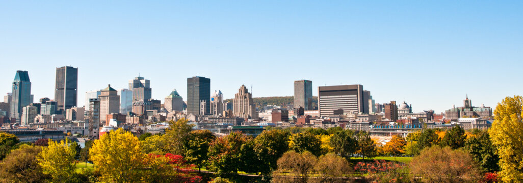 Montr&eacute;al en automne, Qu&eacute;bec, Canada