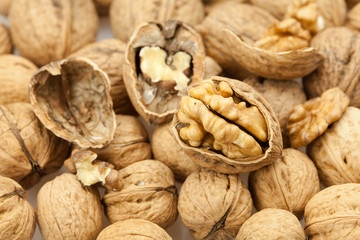 Walnuts background