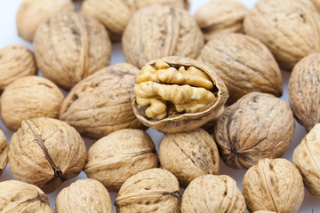 Walnuts background