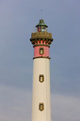 lighthouse's detail, Ouistreham, Normandy, France