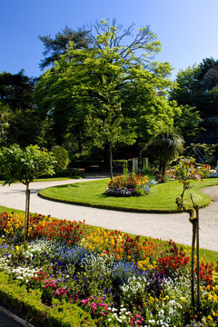 garden, Coutances, Normandy, France