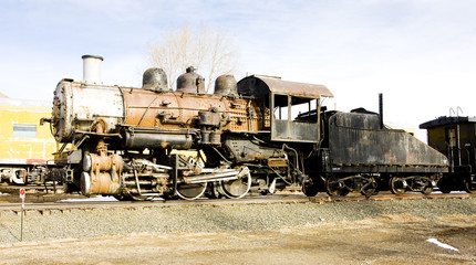 Fototapeta premium lokomotywa macierzysta w Colorado Railroad Museum, USA