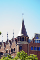 Fototapeta premium Casa de les Punxes, Terrades casa, Barcellona,