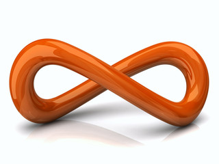 Orange Infinity Symbol
