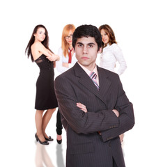 Business team isolated