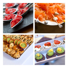 Cocktail buffet traiteur fête cuisine restaurant apéritif