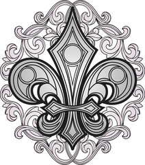 fleur de lis design © creative_stock