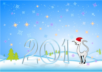 New Year's background