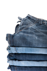 Stack of jeans