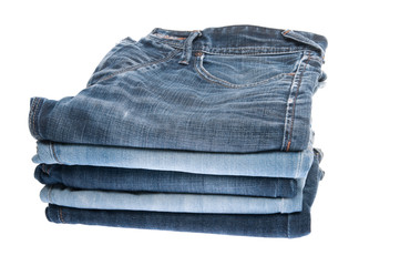 Stack of jeans