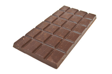 Chocolate Bar Isolated on White Background