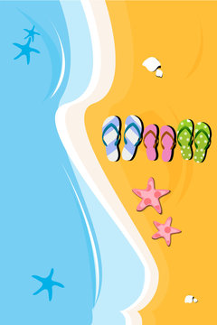 beach slippers