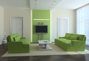 Modern living-room.