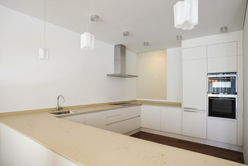 interior of a modern kitchen, nobody around