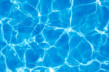 Photo of Water in a swimming pool - obrazy, fototapety, plakaty