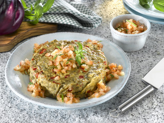 flan d'aubergine - melanzane - eggplant