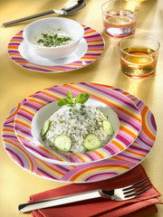 orge au yaourt - orzo alle yogurt - barley
