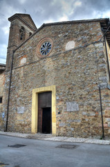 Fototapeta na wymiar St Maria delle Grazie. Montefalco. Umbria.
