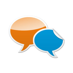 Pegatina CHAT con reborde