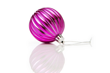 Christmas decoration isolated on the white background