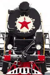 alte sowjetische Lokomotive