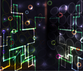 Fototapeta premium EPS10 Colorful Network Vector Design