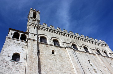 Fototapeta premium Consul Palace. Palazzo dei consoli. Gubbio, Umbria