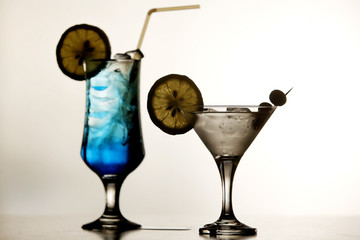 Two cocktails