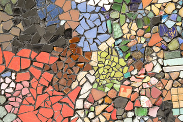 random colored tiles background