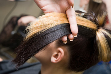 Fototapeta premium Different color of hair